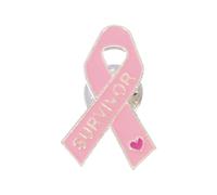 Health Advocacy Ribbon Brooch Fashionable Awareness Lapel Pin Ornament Fashionable Accessory For Sweaters And Jackets Breast Cancers Awareness Pin