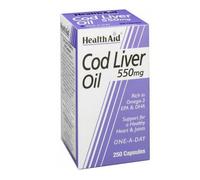 Health Aid Cod Liver Oil 550mg Capsules 250 Capsules