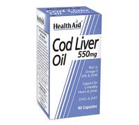 Health Aid Cod Liver Oil 550mg Capsules 90 Capsules