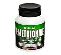 Health Aid L-Methionine 550mg Tablets 60 Tablets