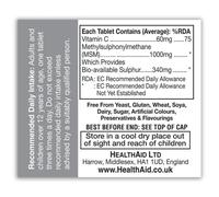 Health Aid MSM 1000mg 180 Tablets