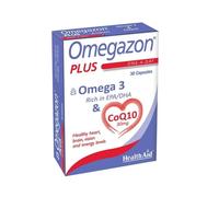 Health Aid Omegazon Plus Co-Q10 Capsules 30 Capsules