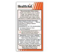 Health Aid Siberian Ginseng 250mg 30 Capsules