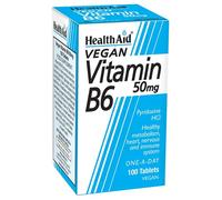 Health Aid Vitamin B6 50mg Tablets 100 Tablets