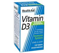 Health Aid Vitamin D3 2000iu Tablets 120 Tablets