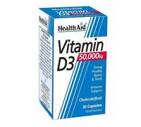 Health Aid Vitamin D3 50,000iu, 30 caps