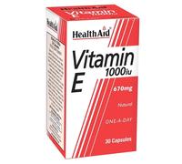 Health Aid Vitamin E 1000iu Natural Capsules 30 Capsules