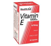 Health Aid Vitamin E 1000iu Natural Capsules 60 Capsules