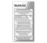 Health Aid Zinc Citrate 100mg Tablets 100 Tablets