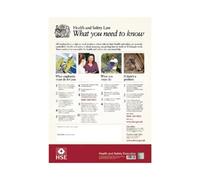 New Health and Safety Law Poster 595x415mm FWC30