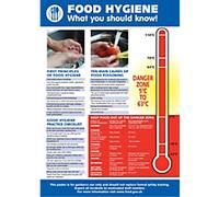 Health & Safety Poster Food Hygiene Vinyl 42 x 59.4 cm