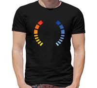 Health Bar Video Game - Mens T-Shirt - Black - Large
