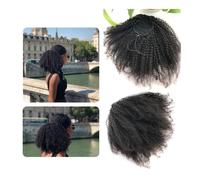 Health Curly Ponytail for Natural Hair Piece Kinkys Drawstring Kinky Clip in Extension for Black Women 12 Inch Personal Care(22inch)