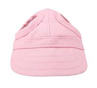 Health Gear Pet Dog Hat Cat Baseball Cap, Outdoor Cap Sunbonnet Adjustable Hats with Ear Holes Stripe, Cute Travel Sport for Spring Hiking Sporting, Stripe Summer (L)