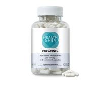 Health & Her Creatine+, with 3g Creatine Monohydrate, Vegan, 30 Day Supply