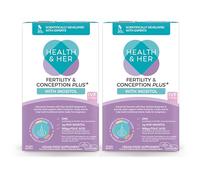 Health & Her Fertility & Conception Plus Prenatal Vitamins, 60 Day Supply