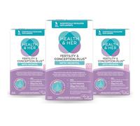 Health & Her Fertility & Conception Plus Prenatal Vitamins, 90 Day Supply