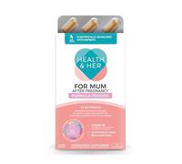 Health & Her for Mum After Pregnancy Formula-Feeding Supplement - Postnatal Vitamins for Women - Contains Vitamin B6, Vitamin D, Shatavari & COQ10-1 Month Supply - 60 Capsules - Vegan & Gluten Free