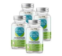 Health & Her Menopause Supplements for Women - Multi-Nutrient Wellbeing Support - Wellbeing for Menopause - 4 Month Supply, 240 Capsules - Vegan