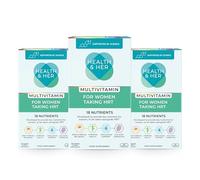 Health & Her Multivitamin for Women Taking Hormone Replacement Therapy (HRT) - Supplements for Women - Nutrition and Wellbeing Support - 3 Month Supply, 180 Tablets - Vegan & Gluten Free