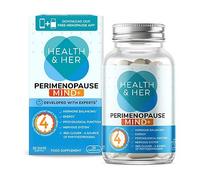 Health & Her Perimenopause Mind+ Supplements for Women - with Red Clover, Ashwagandha, Gingko Biloba - 1 Month Supply, 30 Capsules - Vegan & Gluten Free