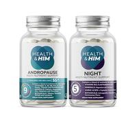 Health & Him Andropause 55+ & Night Supplement for Men, 30 Day Supply