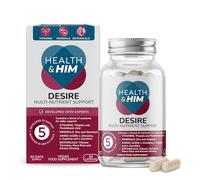 Health & Him Desire Supplements for Men - 60 Capsules - Supplements for Men with Maca Root & Korean Ginseng - Vegan, Gluten-Free