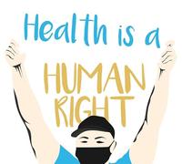 Health is a Human Right Poster A4 - Inspirational Motivational Wall Art daily Life Quote encouraging famous short phrases inspiring words spiritual hope messages success sayings strength work quotati