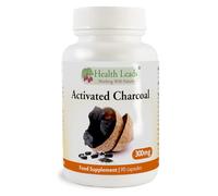 Health Leads Activated Charcoal 300mg | Coconut Shell | 90 Caps