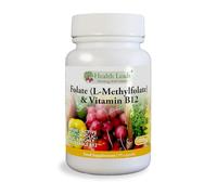 Health Leads Folate & B12 | L-Methylfolate + Methylcobalamin 500mcg