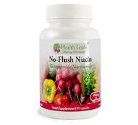 Health Leads No-Flush Niacin 490mg | Nicotinamide | 90 Vegan Caps