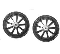 Health Line Products Walker Rollator Replacement 6" Wheels Black (Rear 2)