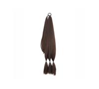 Health Long Braid Ponytail Extension with Hair Tie DIY Wrap Around Synthetic Hairpiece Natural Soft Fluffy Style for Women Personal Care(Dark Brown)