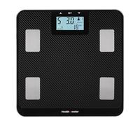 Health o meter Digital Body Composition Scale - BMI, Body Fat & Water Mass Measurement, Multi-User Tracking, 450 lb Capacity, Step-On Carbon Fiber Platform, Backlit Display, 3 AAA Batteries Included