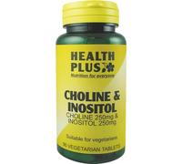 Health Plus Choline & Inositol : Vitamin B Supplement - 90 Tablets, in a planet-friendly 99% recycled pot