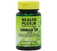 Health Plus Ginkgo 50 Memory Plant Supplement - 60 Tablets