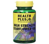 Health Plus High Strength Starflower Oil 1000mg Omega-6 Supplement - 90 Capsules