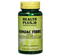 Health Plus Konjac Fibre 500mg (Glucomannan) Slimming and Weight Control Supplement - 70 Gelatin Free Capsules