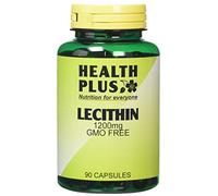 Health Plus Lecithin 1200mg : Memory Plant Supplement : 90 Capsules, in a planet-friendly 99% recycled pot
