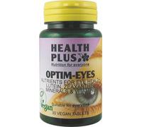 Health Plus Optim-Eyes : Vision and Eye Health Supplement : 30 Tablets, in a planet-friendly 99% recycled pot