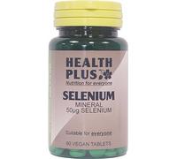 Health Plus Selenium 50µg : Mineral Supplement - 90 Tablets, in a planet-friendly 99% recycled pot