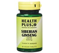 Health Plus Siberian Ginseng 600mg Energy Plant Supplement - 60 Tablets