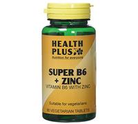 Health Plus Super B6 + Zinc Vitamin B Supplement - 90 Tablets