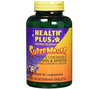 Health Plus Supermouse - Orange and Lemon Flavour Children's Chewable Multivitamin Supplement - 200 Tablets