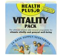 Health Plus Vitality Pack General Well-being and Vitality Multivitamin And Mineral Daily Supplement - 28 Day Supply