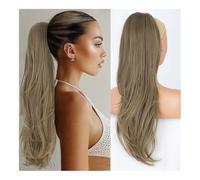 Health Ponytail Extension 26inch Long Wavy Drawstring Extensions Synthetic Ponytail Hairpieces for Women Daily Ponytail Multi-layered Synthesic Clip in Pony Tail Hair Personal Care(Brown)