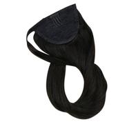Health Ponytail Extensions Solid Color Clip In Extension Machine Brazilian Hair Ponytails Human Hairs Personal Care(Black,20inches 80g)