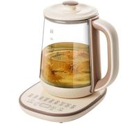 Health Pot, 1.8L Glass Electric Kettle, 800W Tea Maker, Electric Smart Hot Tea Maker Kettle Suitable for Home and Office,001,26cm*18cm*23.5cm