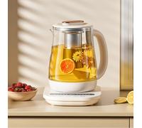 Health Pot Electric Kettle, 1.8L Capacity, 20 Health Functions, Automatic Shut-Off, Removable Tea Filter, Glass