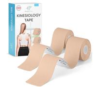 Health Press® Kinesiology Tapes - 2 Rolls (Beige) 5cm x 5m | Physio and Sports Tape | Waterproof and Elastic | Skin-Friendly Tape - Dermatologically Tested